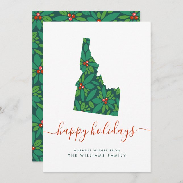 HAPPY FERIEN Warme Wünsche aus Idaho (Vorne/Hinten)