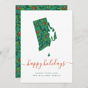 HAPPY FERIEN Warme Wünsche von Rhode Island