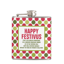 Happy Festivus Fun Flask von ©NHC Flachmann
