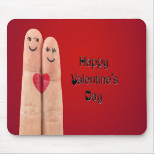 Happy Fingers Valentinstag Mousepad