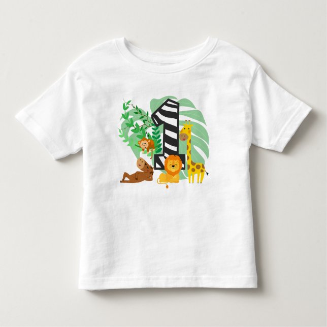 Happy First Birthday Baby! Kleinkind T-shirt (Vorderseite)