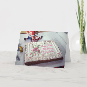 Happy First Birthday Elisabeth Karte