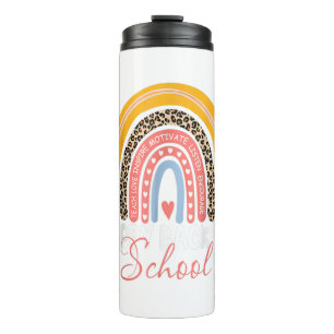 Happy First Day Back to School Teacher Student Thermosbecher
