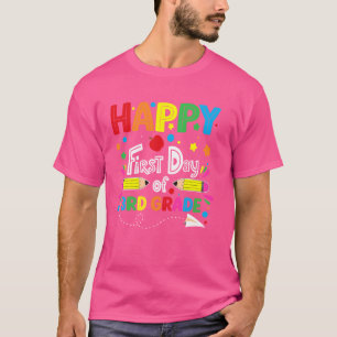Happy First Day of 3 Grade Teacher Student Zurück T-Shirt