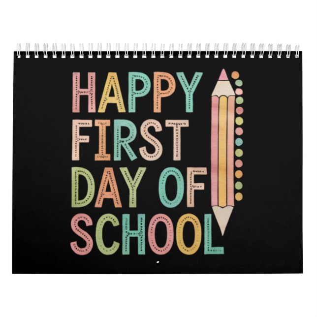 Happy First Day of School Back to School Kalender (Titelbild)