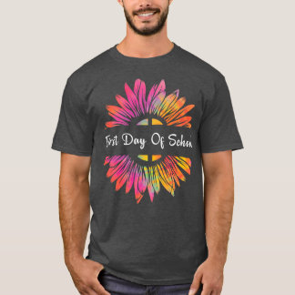 Happy First Day of School Teacher Students Tie Die T-Shirt