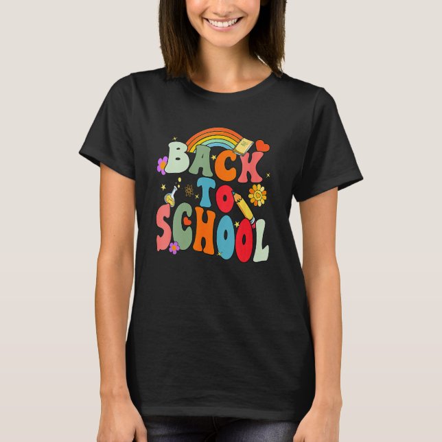 Happy First Day Of School Welcome Back To School S T-Shirt (Vorderseite)