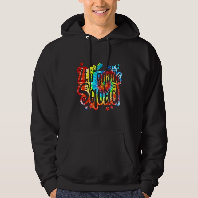 Happy First Day Of Seventh 7th Squad Grade Teacher Hoodie (Vorderseite)
