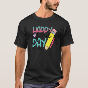 Happy First Day School machen wir diesen Empfang z T-Shirt