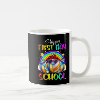 Happy First Day School Volleyball Rainbow Happy Kaffeetasse