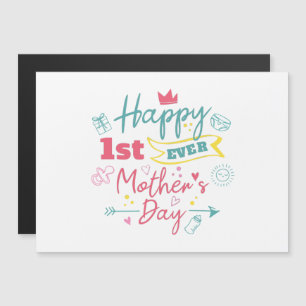 Happy First Ever Mütter Day for Daughter Magnetkarte