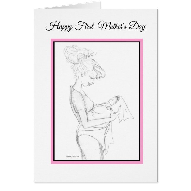 Happy First Mother's Day Card (Vorne)