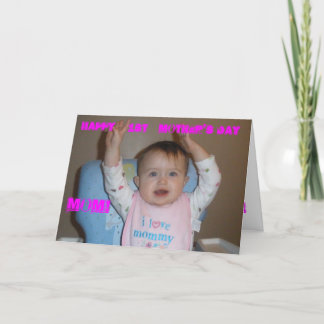 Happy first Mothers Day MOM! Karte