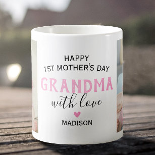 Happy First Mother's Day Oma Foto Kaffeetasse