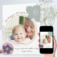 Happy First Mother's Day Pop Art Blume Foto