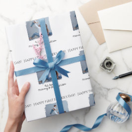 Happy First Vatertag - von Mama und Baby | Geschenkpapier