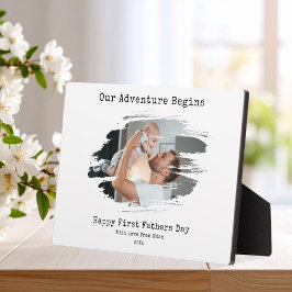 Happy First Vathers Day Foto Fotoplatte