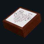 Happy first Wedding Anniversary Word Art Gedicht Erinnerungskiste<br><div class="desc">Happy first Wedding Anniversary Word Art Gedicht Geschenkboxen</div>