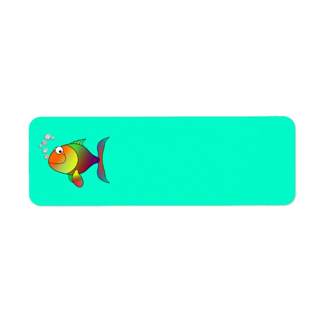 Happy Fish Label (Vorne)