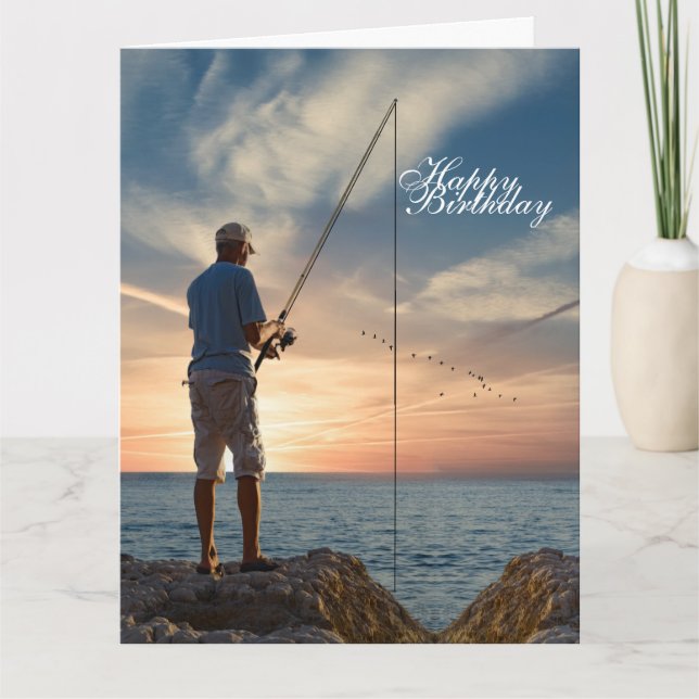 Happy Fishing Karte (Vorderseite)