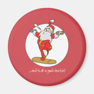Happy Fitness Übung Weihnachten mit dem Weihnachts Magnet