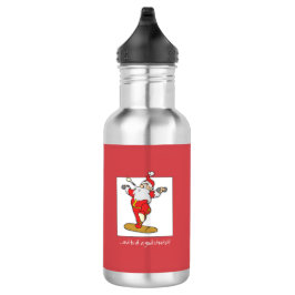 Happy Fitness Übung Weihnachten mit dem Weihnachts Trinkflasche