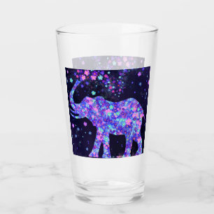 Happy Flowers Elephant Glass Glas