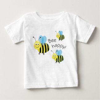 Happy Flying Bies Niedliche Biene glücklich Baby T-shirt
