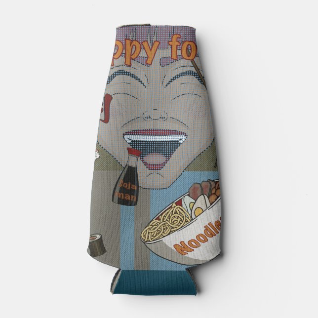 Happy Food Flaschenkühler (Vorderseite)