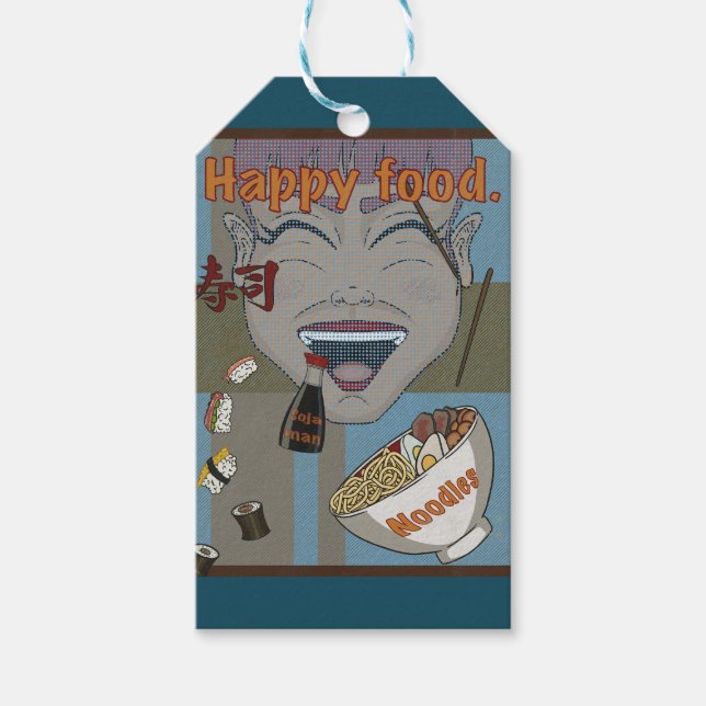 Happy Food Geschenkanhänger (Vorderseite)