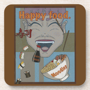 Happy Food Getränkeuntersetzer