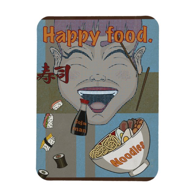 Happy Food Magnet (Vertikal)