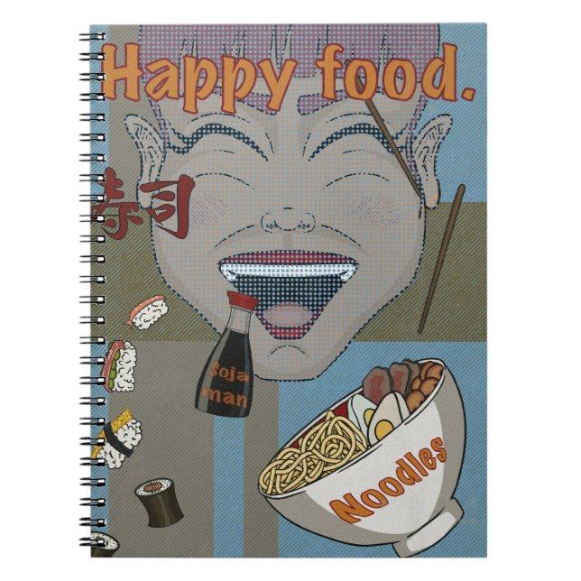 Happy Food Notizblock (Vorderseite)
