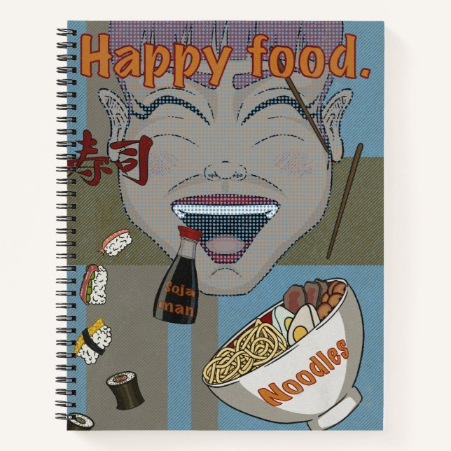 Happy Food Notizbuch (Vorderseite)