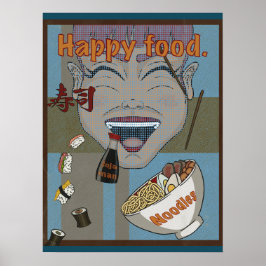 Happy Food Poster