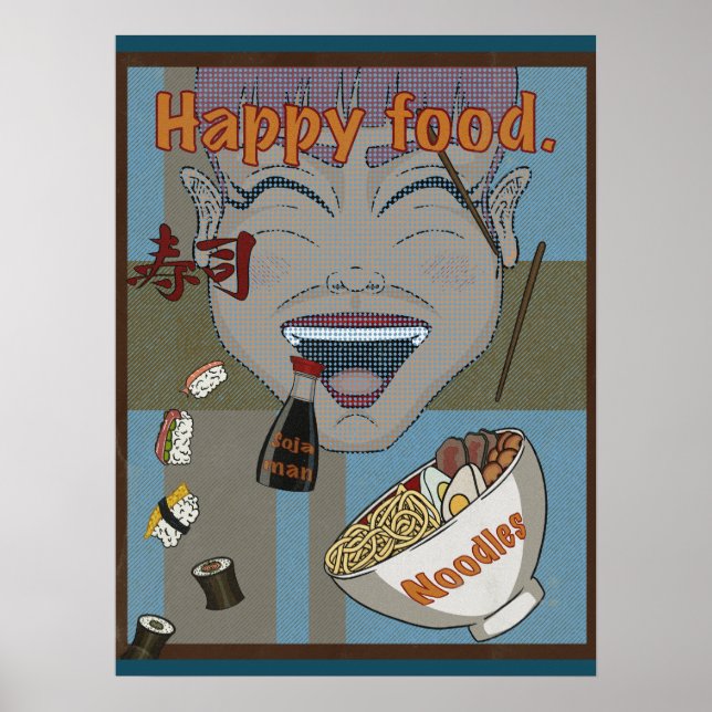 Happy Food Poster (Vorne)