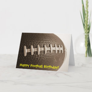 Happy Football Birthday Karte