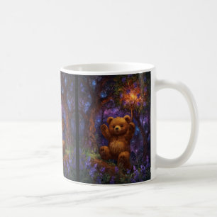 Happy Forest Teddy Bar Art Kaffeetasse