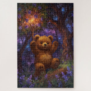 Happy Forest Teddy Bar Art Puzzle