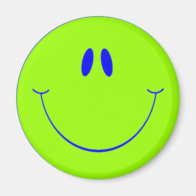 HAPPY FOREVER2 SMILEY CARTOON EXPRESSIONEN MAGNET (Vorne)
