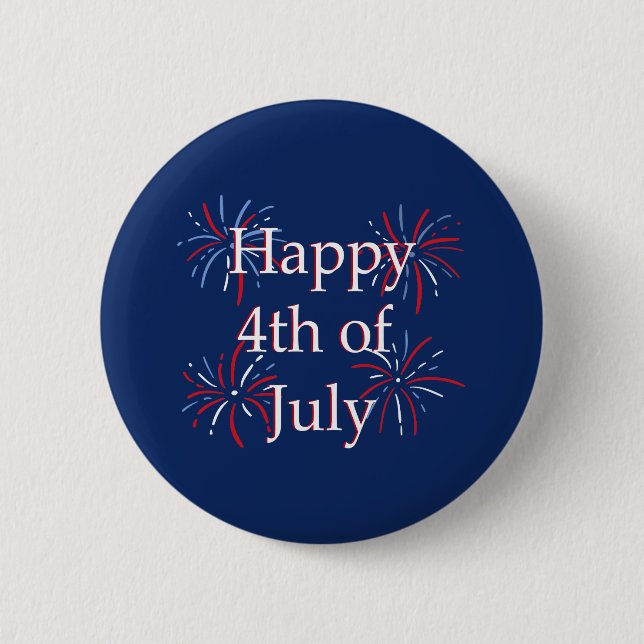Happy Fourth Button (Vorderseite)