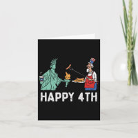 Happy Fourth statue of Liberty Uncle Sam Funny 4.