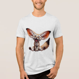 Happy Fox 14. Oktober T-Shirt Tri-Blend Shirt