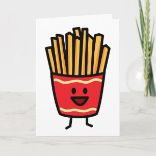 Happy French Fries Dankeskarte