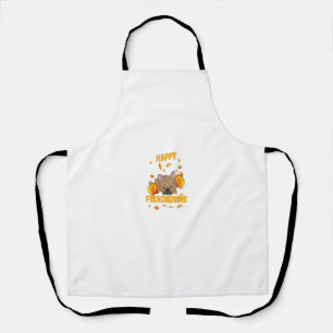 Happy Frenchgiving Erntedank French Bulldog Lov Schürze