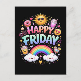 Happy Friday Postkarte