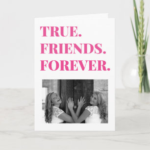 Happy Friendaversary True Friends Foto Karte