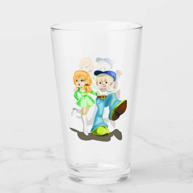 Happy Friends Glass Glas (Vorderseite)