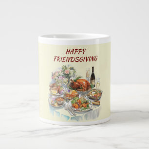 Happy Friendsgiving   Erntedank Tasse