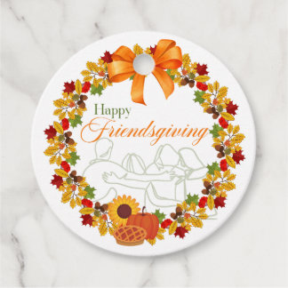 Happy Friendsgiving Tag Geschenkanhänger